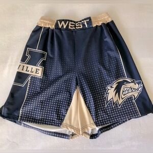 Vintage High School Team Gym Shorts Bentonville, Ar. “Wolverines ” Size Medium